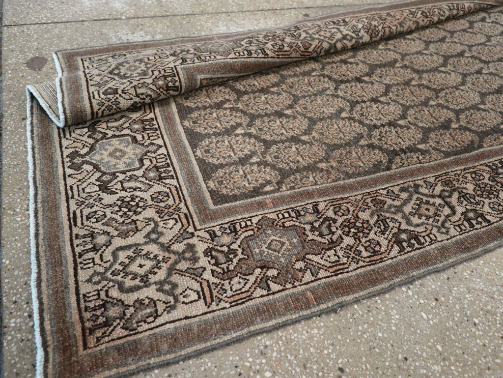 Vintage Persian Malayer Long Runner, No.32706 - Staging