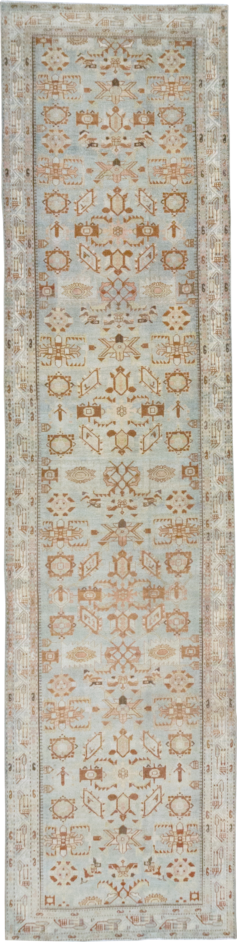 Vintage Persian Malayer Wide Gallery Runner, No.32707 - Staging