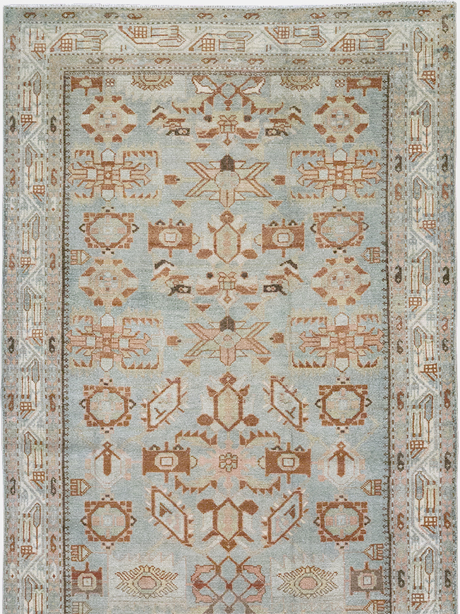 Vintage Persian Malayer Wide Gallery Runner, No.32707 - Staging