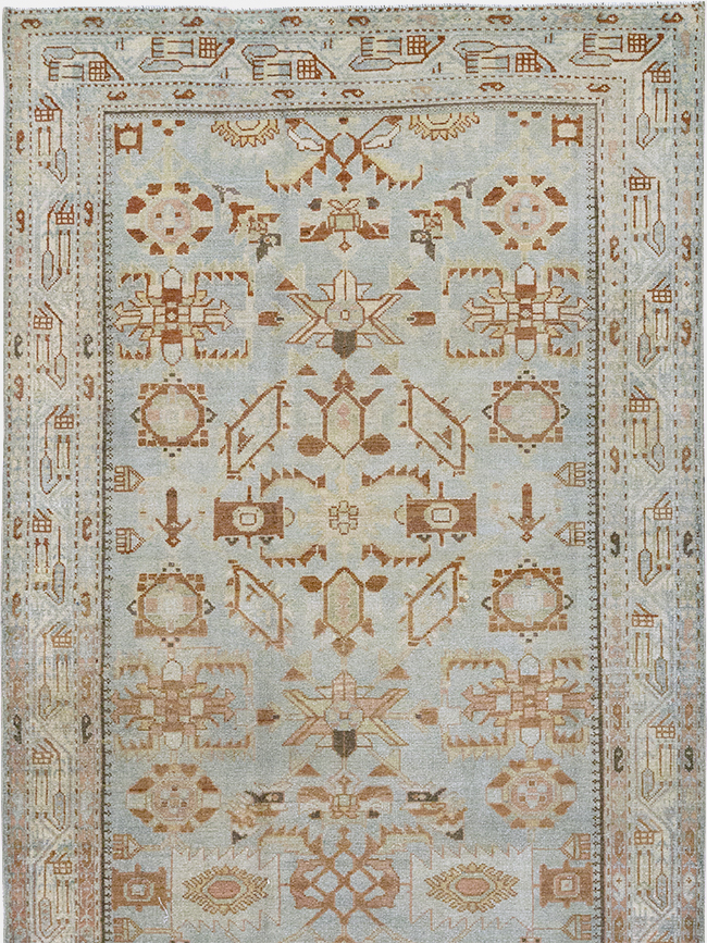 Vintage Persian Malayer Wide Gallery Runner, No.32707 - Staging