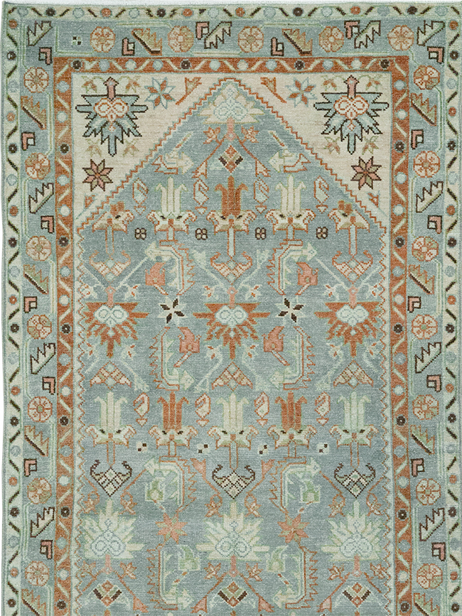 Vintage Persian Malayer Long Runner, No.32708 - Staging