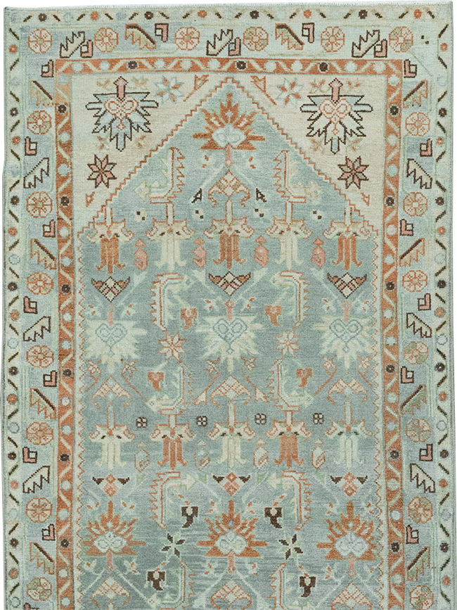 Vintage Persian Malayer Long Runner, No.32708 - Staging