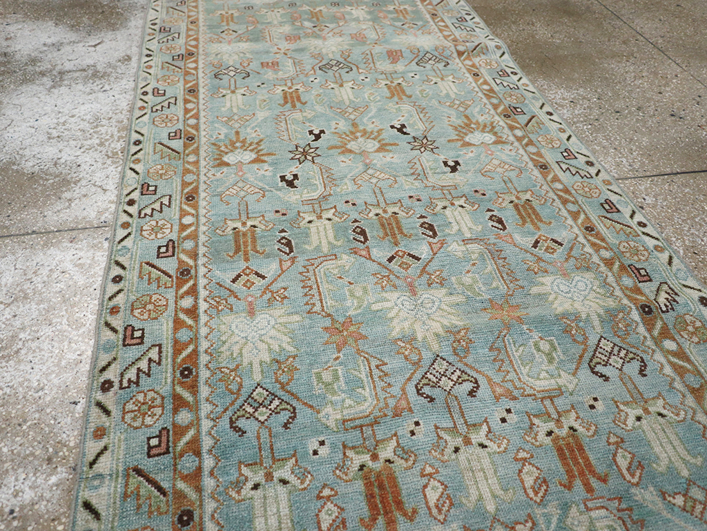 Vintage Persian Malayer Long Runner, No.32708 - Staging