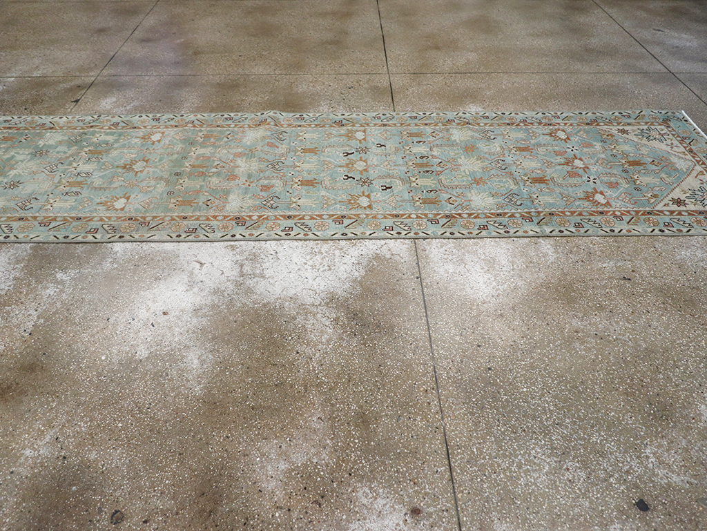 Vintage Persian Malayer Long Runner, No.32708 - Staging