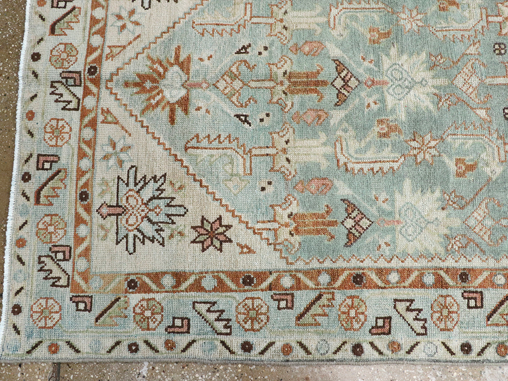 Vintage Persian Malayer Long Runner, No.32708 - Staging