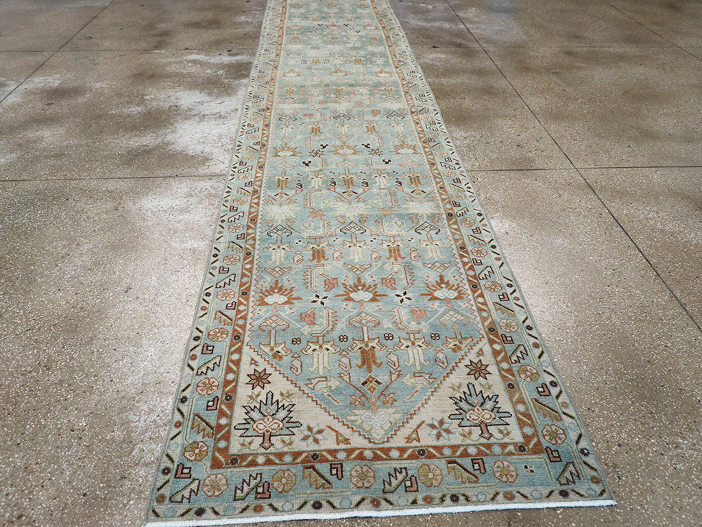 Vintage Persian Malayer Long Runner, No.32708 - Staging