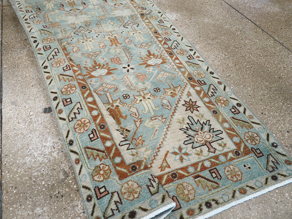 Vintage Persian Malayer Long Runner, No.32708 - Staging