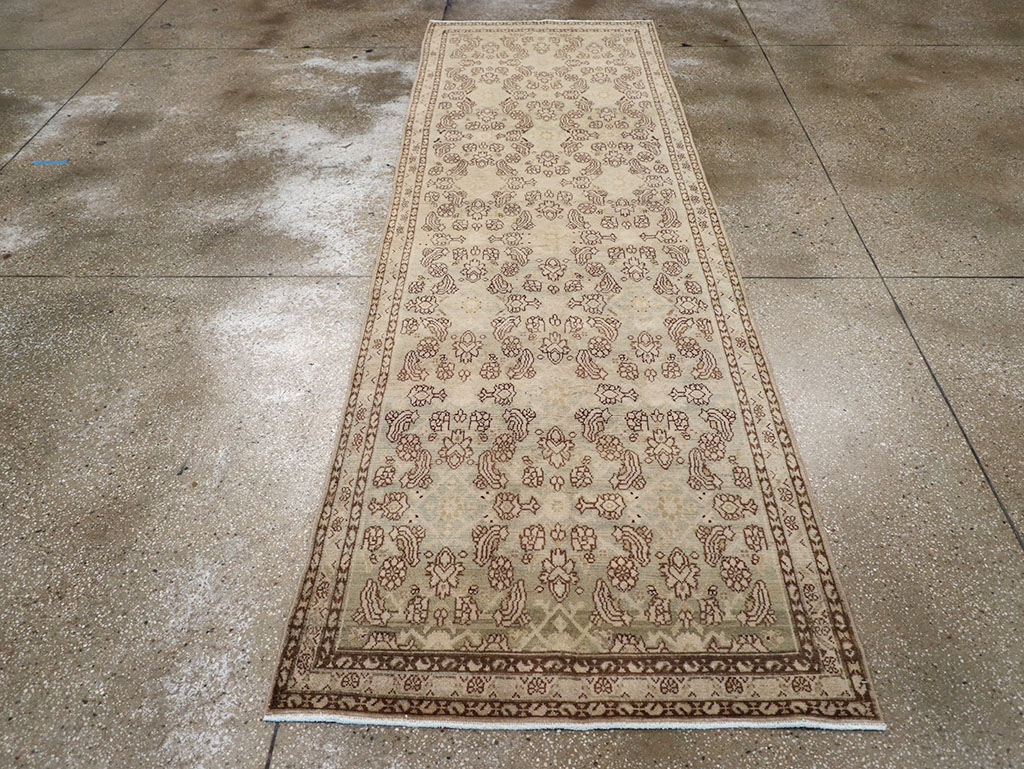 Vintage Persian Malayer Runner, No.32709 - Staging