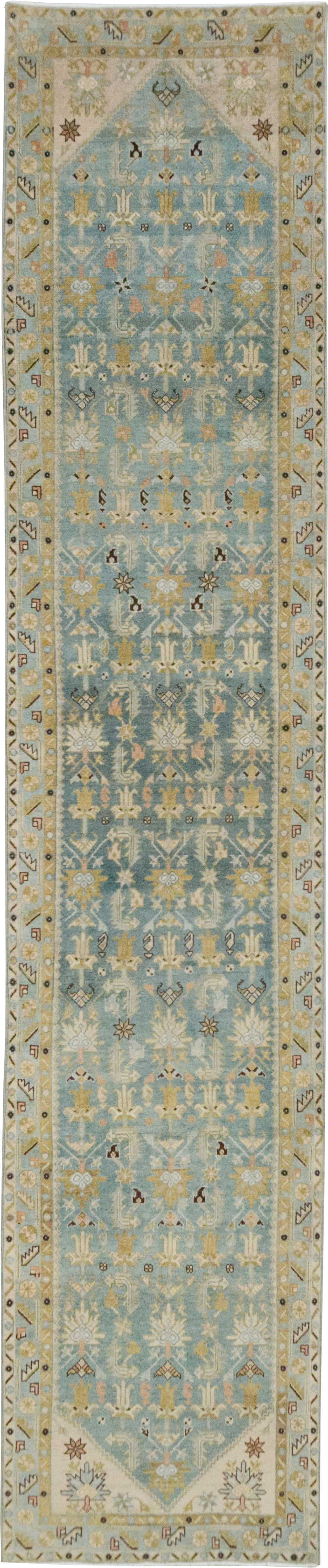 Vintage Persian Malayer Long Runner, No.32710 - Staging