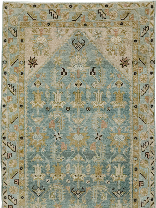Vintage Persian Malayer Long Runner, No.32710 - Staging