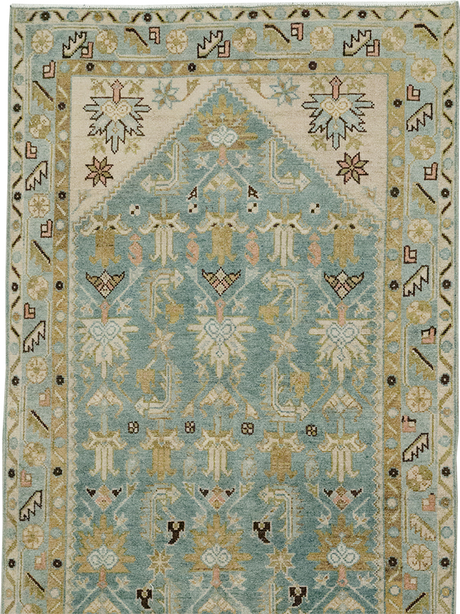 Vintage Persian Malayer Long Runner, No.32710 - Staging