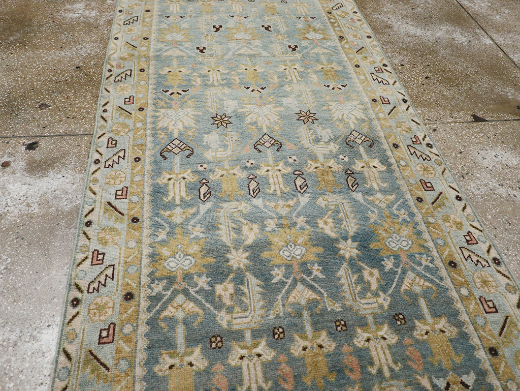 Vintage Persian Malayer Long Runner, No.32710 - Staging
