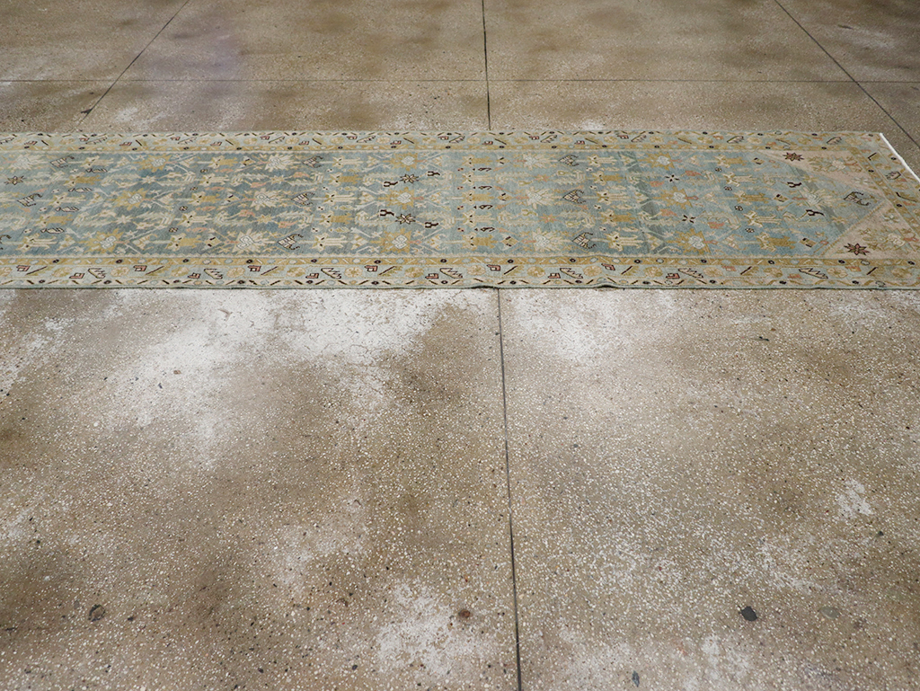 Vintage Persian Malayer Long Runner, No.32710 - Staging