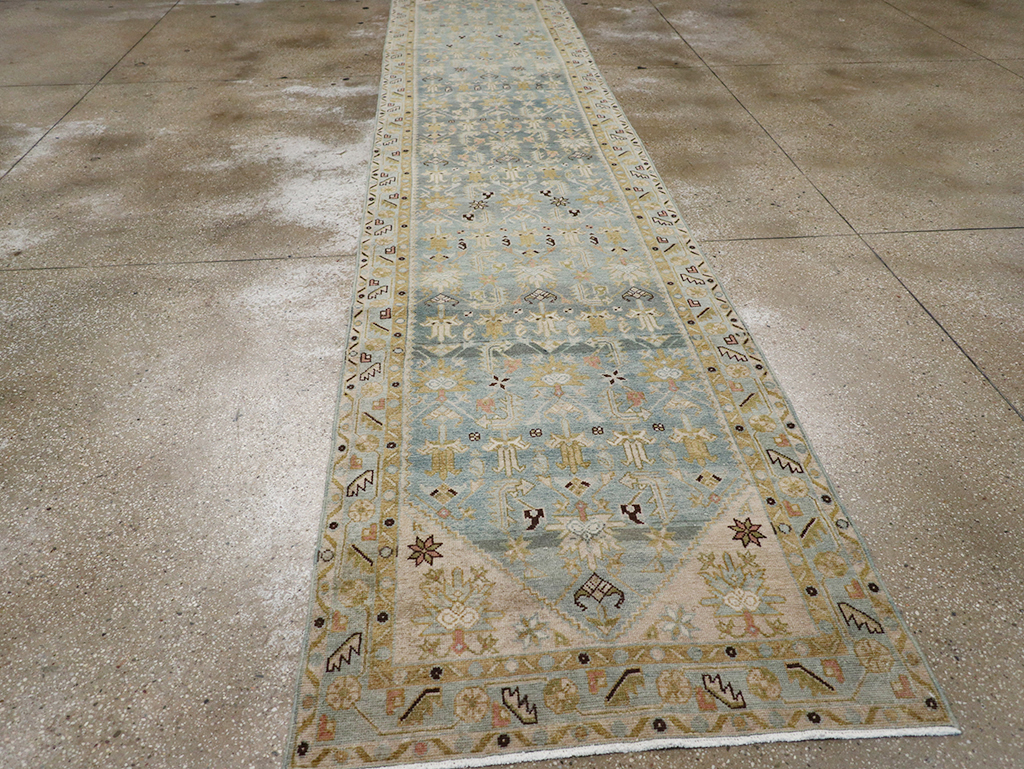 Vintage Persian Malayer Long Runner, No.32710 - Staging