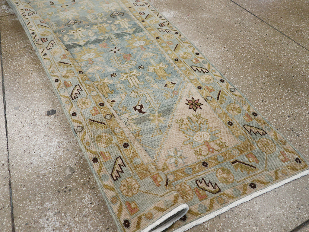 Vintage Persian Malayer Long Runner, No.32710 - Staging