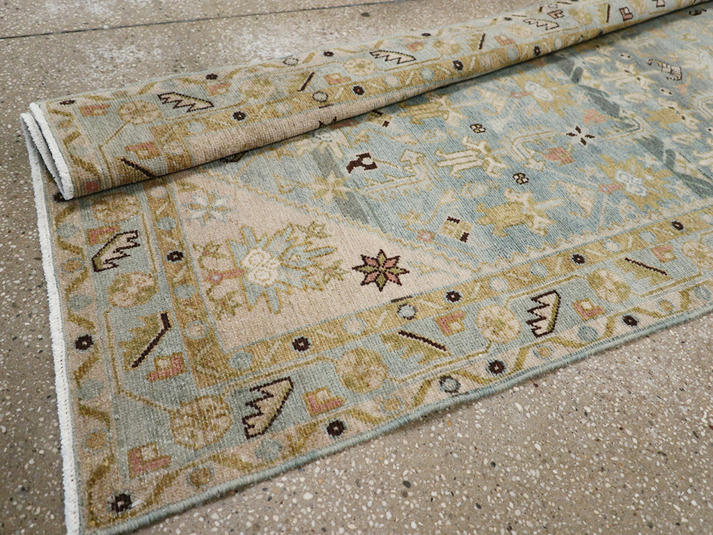 Vintage Persian Malayer Long Runner, No.32710 - Staging