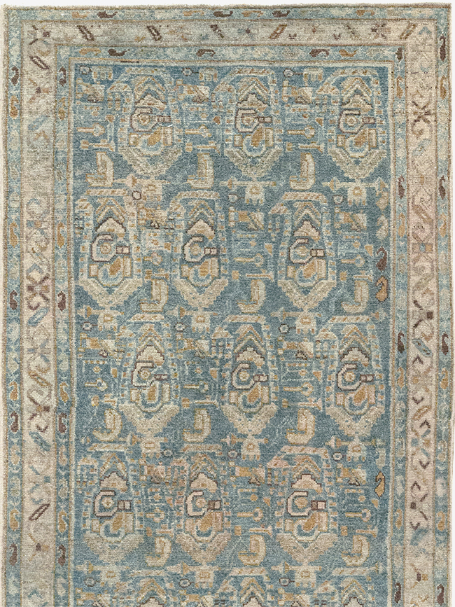 Vintage Persian Malayer Long Runner, No.32711 - Staging