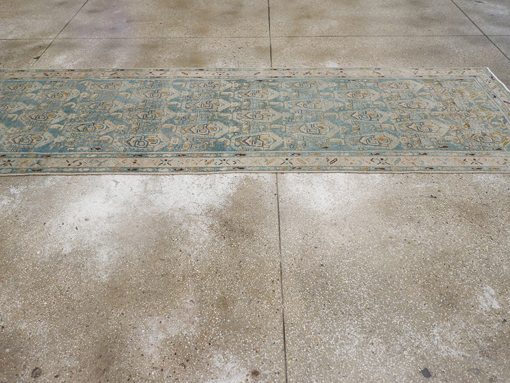 Vintage Persian Malayer Long Runner, No.32711 - Staging