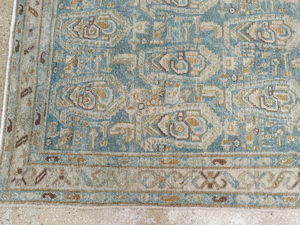 Vintage Persian Malayer Long Runner, No.32711 - Staging