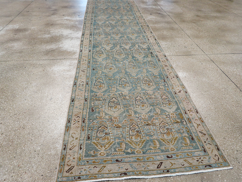 Vintage Persian Malayer Long Runner, No.32711 - Staging