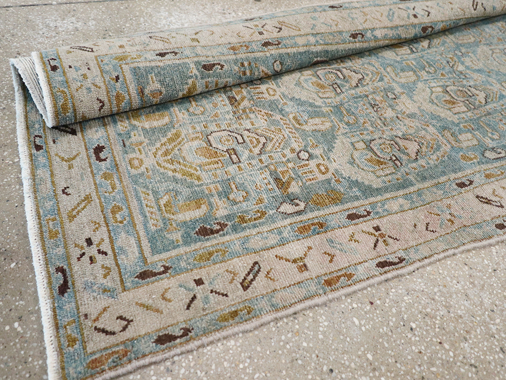 Vintage Persian Malayer Long Runner, No.32711 - Staging