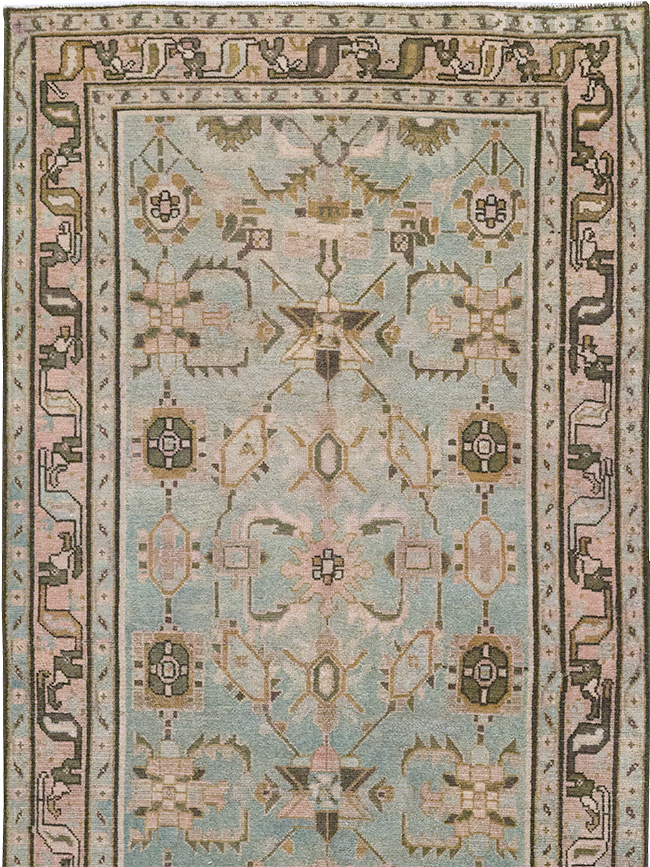 Vintage Persian Malayer Long Runner, No.32712 - Staging