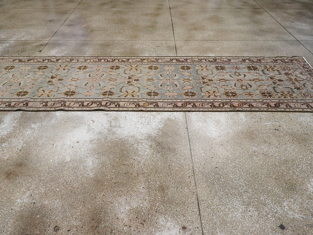 Vintage Persian Malayer Long Runner, No.32712 - Staging