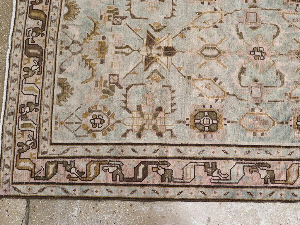Vintage Persian Malayer Long Runner, No.32712 - Staging
