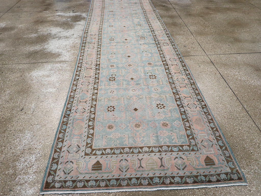 Vintage Persian Malayer Runner, No.32713 - Staging