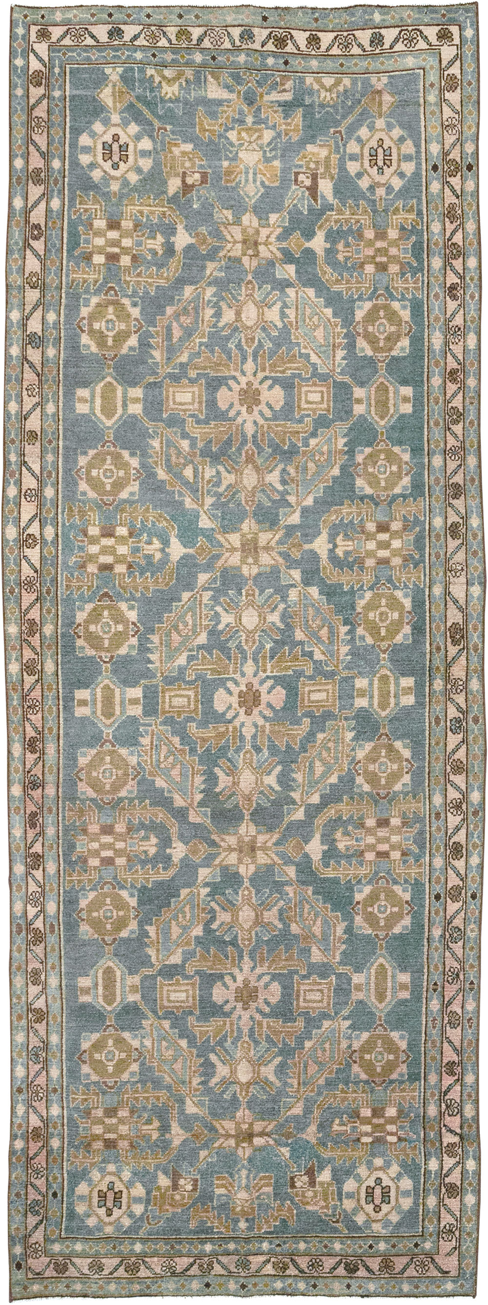 Vintage Persian Malayer Runner, No.32714 - Staging