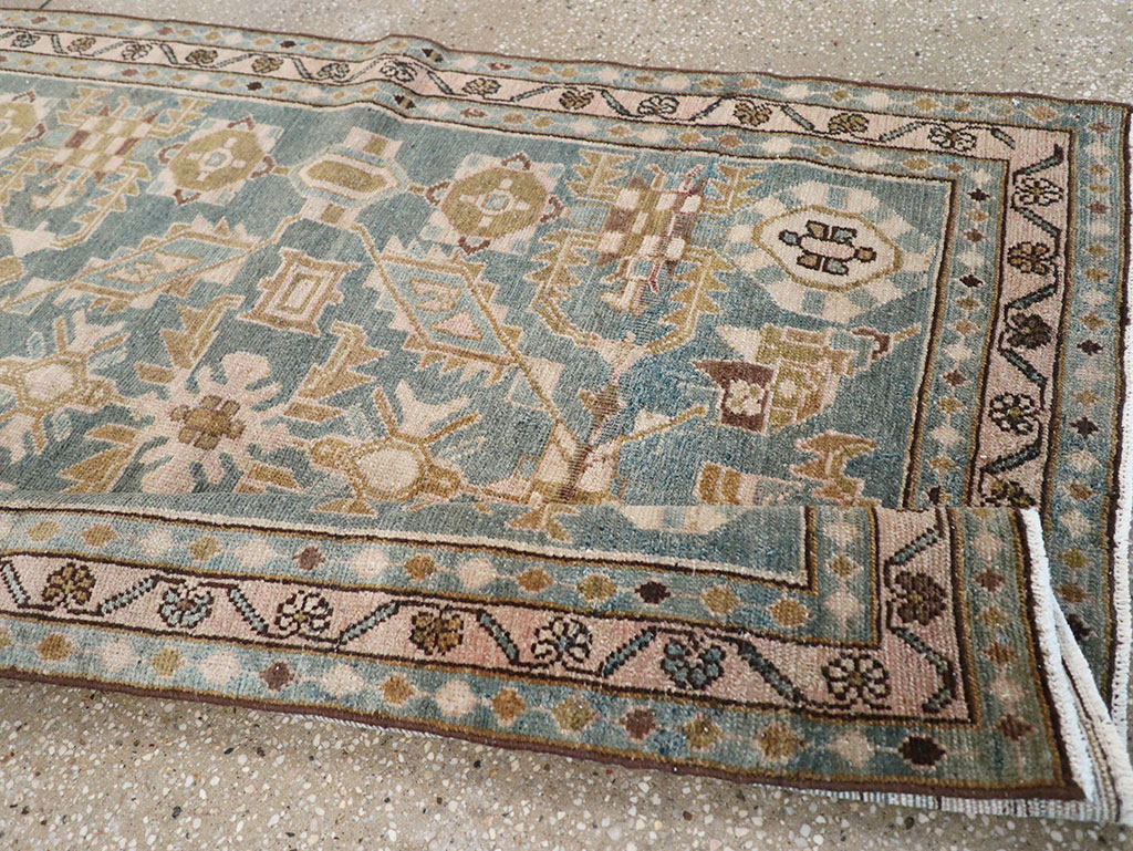 Vintage Persian Malayer Runner, No.32714 - Staging