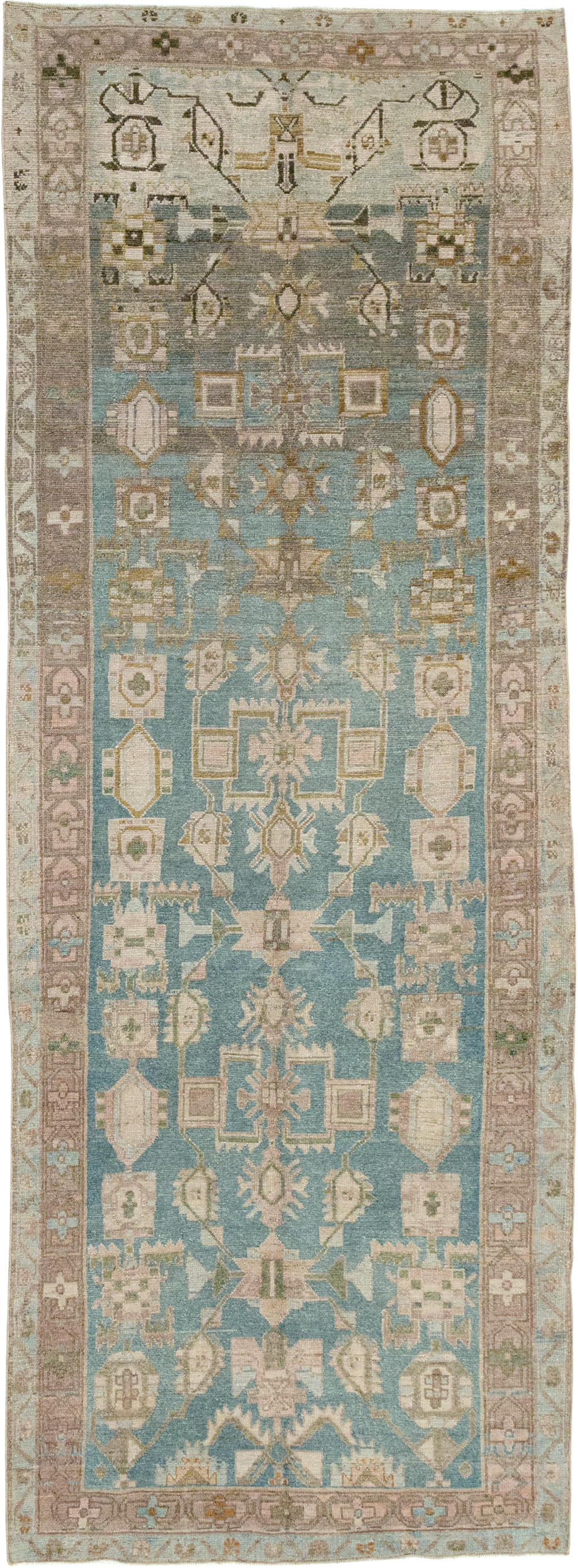 Vintage Persian Malayer Runner, No.32715 - Staging