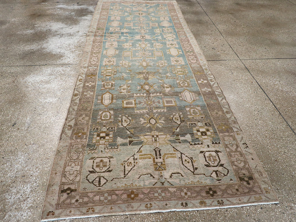 Vintage Persian Malayer Runner, No.32715 - Staging
