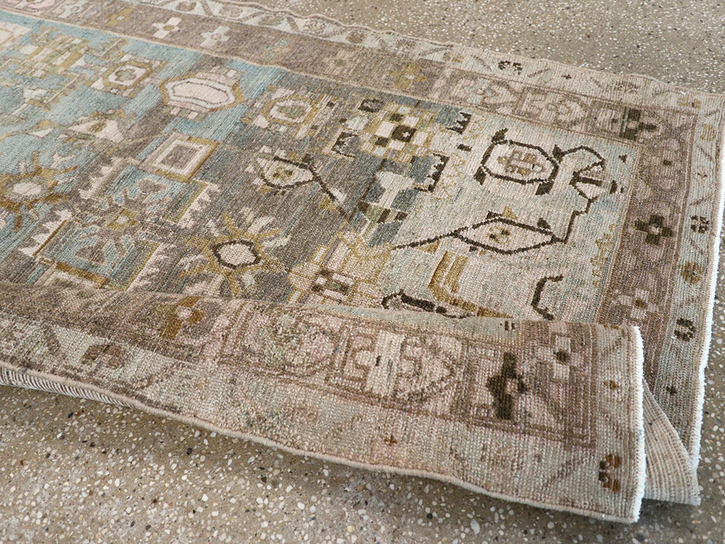 Vintage Persian Malayer Runner, No.32715 - Staging