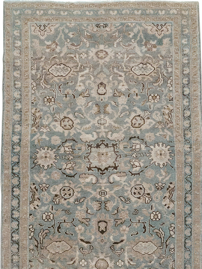Vintage Persian Malayer Long Runner, No.32717 - Staging