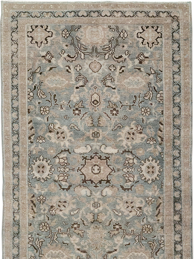 Vintage Persian Malayer Long Runner, No.32717 - Staging