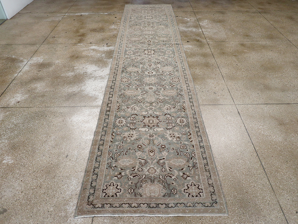 Vintage Persian Malayer Long Runner, No.32717 - Staging