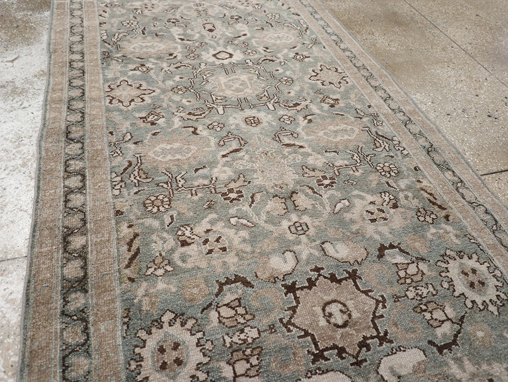 Vintage Persian Malayer Long Runner, No.32717 - Staging