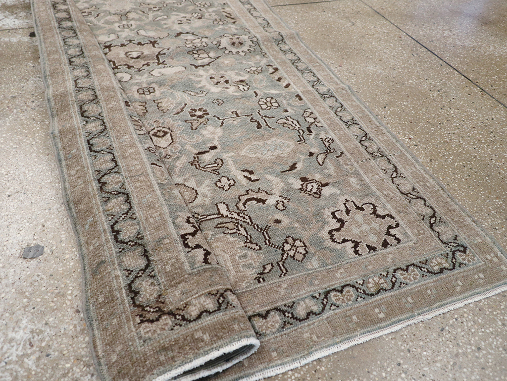 Vintage Persian Malayer Long Runner, No.32717 - Staging