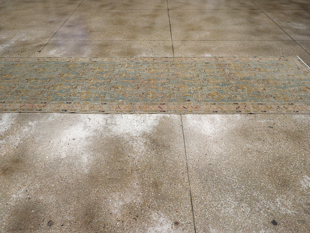 Vintage Persian Malayer Long Runner, No.32718 - Staging