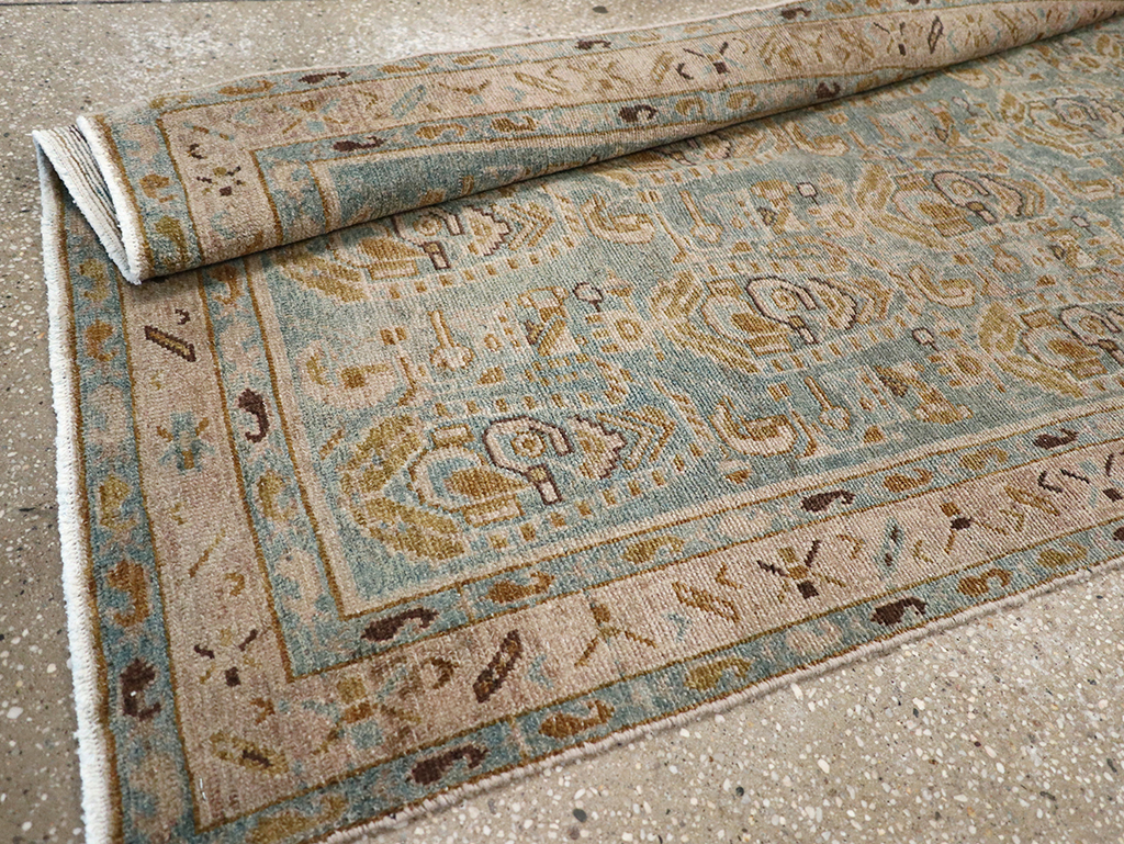 Vintage Persian Malayer Long Runner, No.32718 - Staging