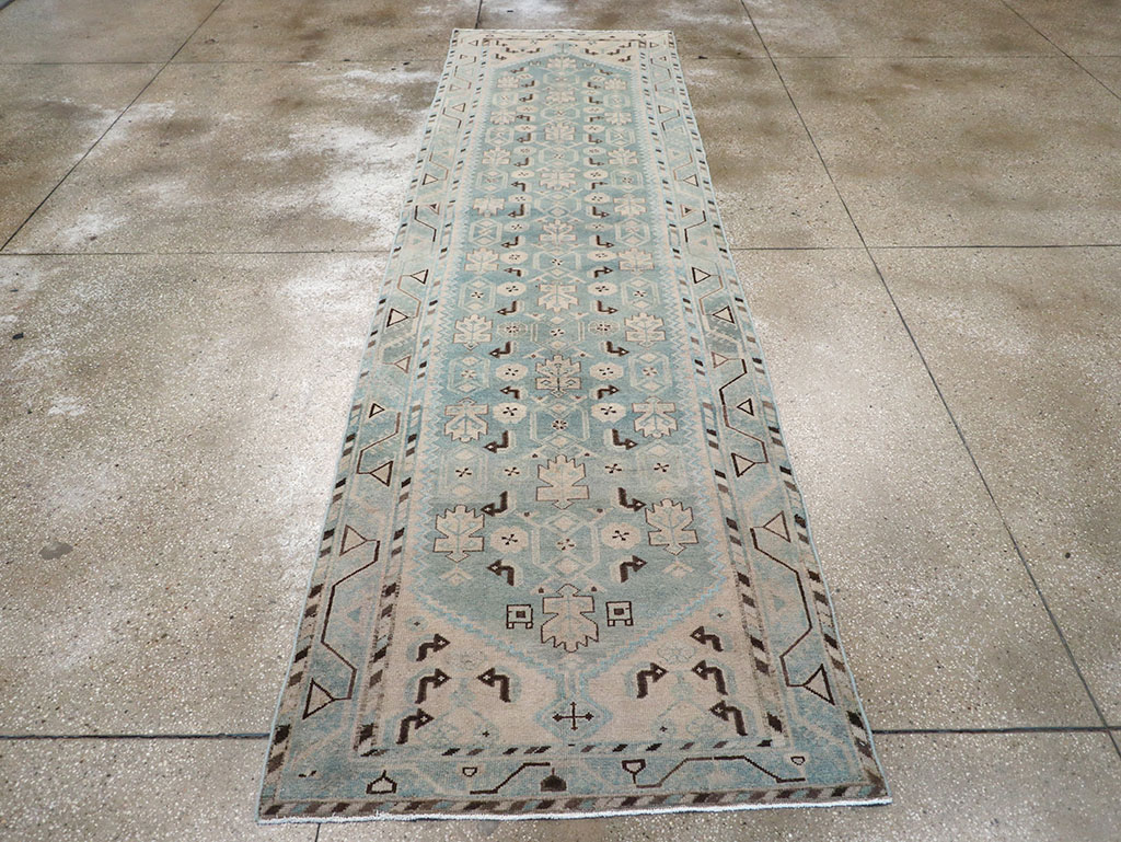 Vintage Persian Malayer Runner, No.32719 - Staging