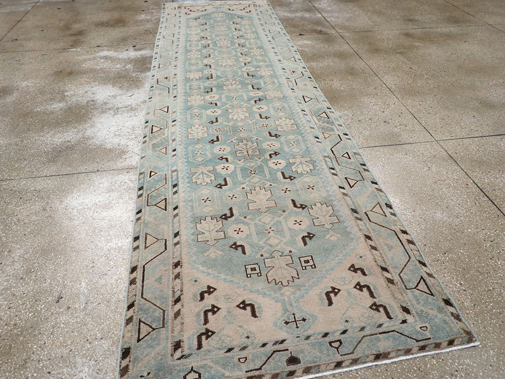 Vintage Persian Malayer Runner, No.32719 - Staging