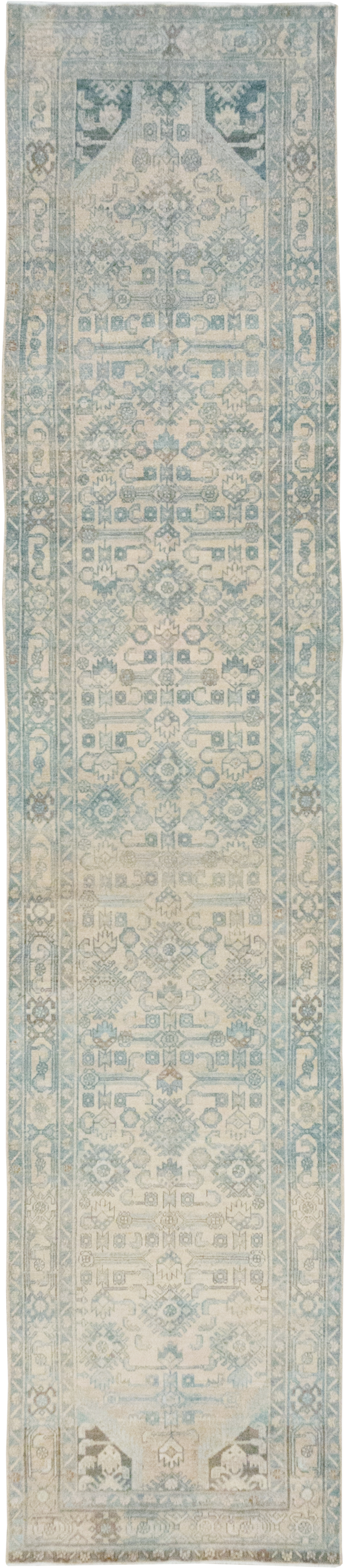 Vintage Persian Malayer Long Runner, No.32720 - Staging