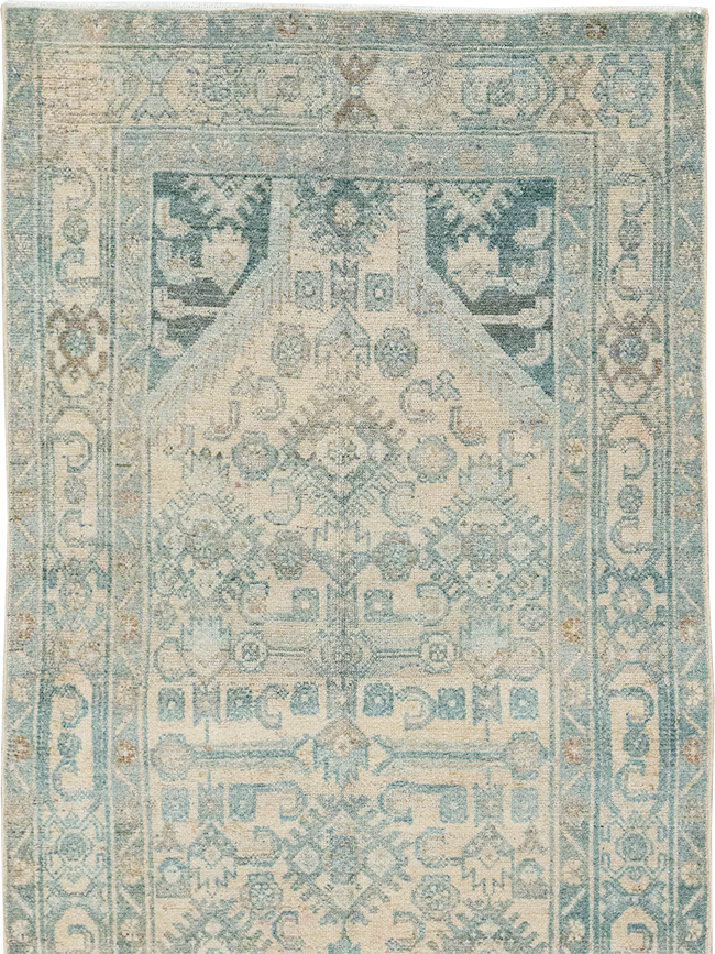 Vintage Persian Malayer Long Runner, No.32720 - Staging