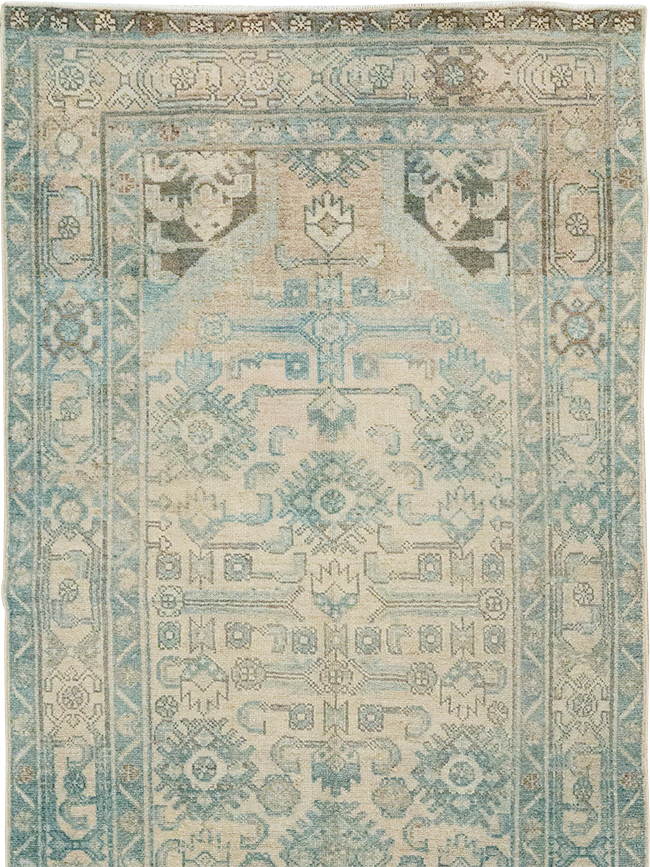 Vintage Persian Malayer Long Runner, No.32720 - Staging