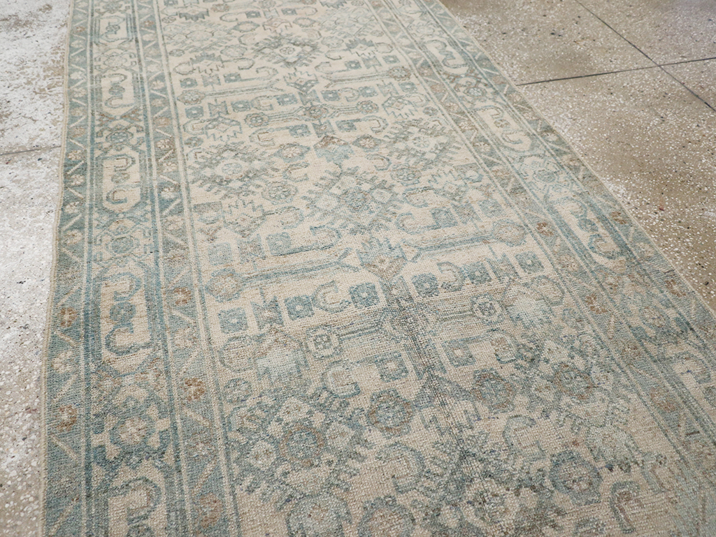 Vintage Persian Malayer Long Runner, No.32720 - Staging
