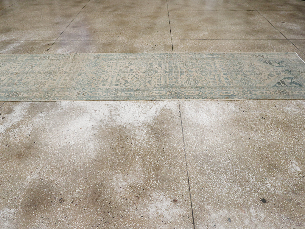 Vintage Persian Malayer Long Runner, No.32720 - Staging