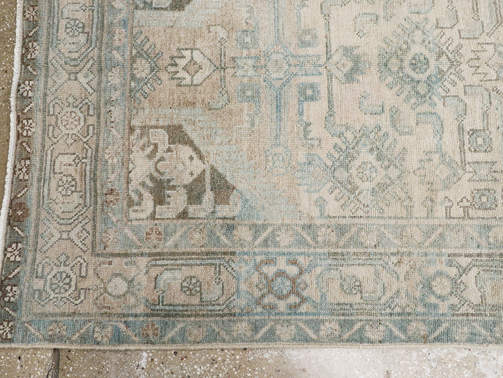 Vintage Persian Malayer Long Runner, No.32720 - Staging