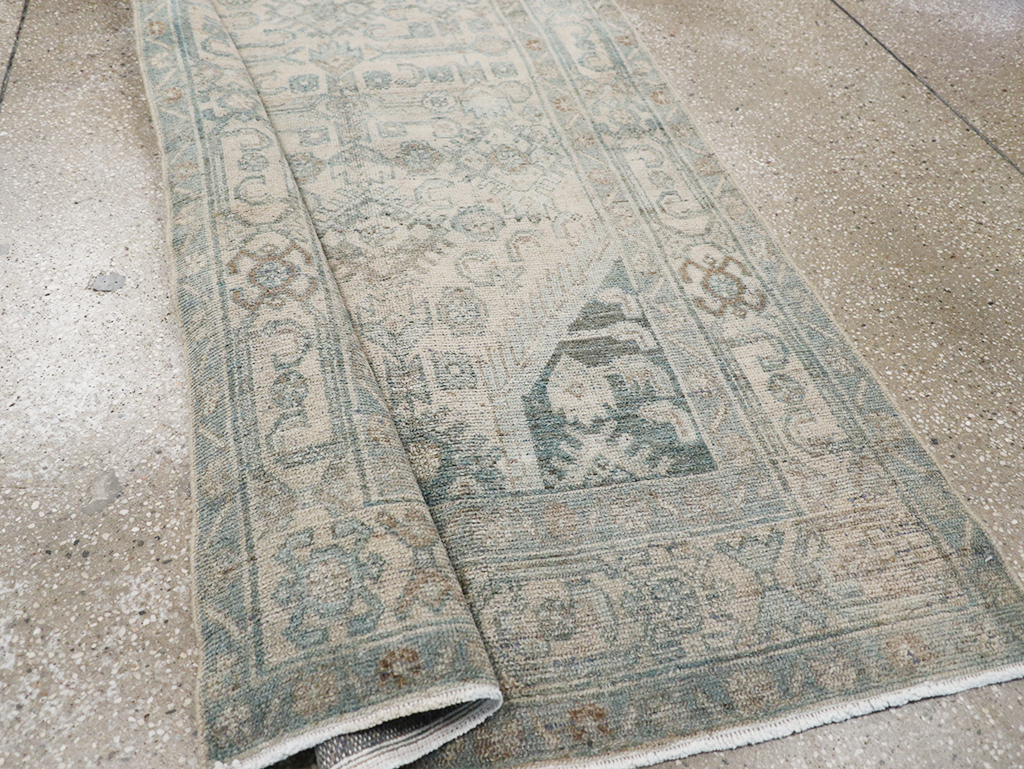 Vintage Persian Malayer Long Runner, No.32720 - Staging